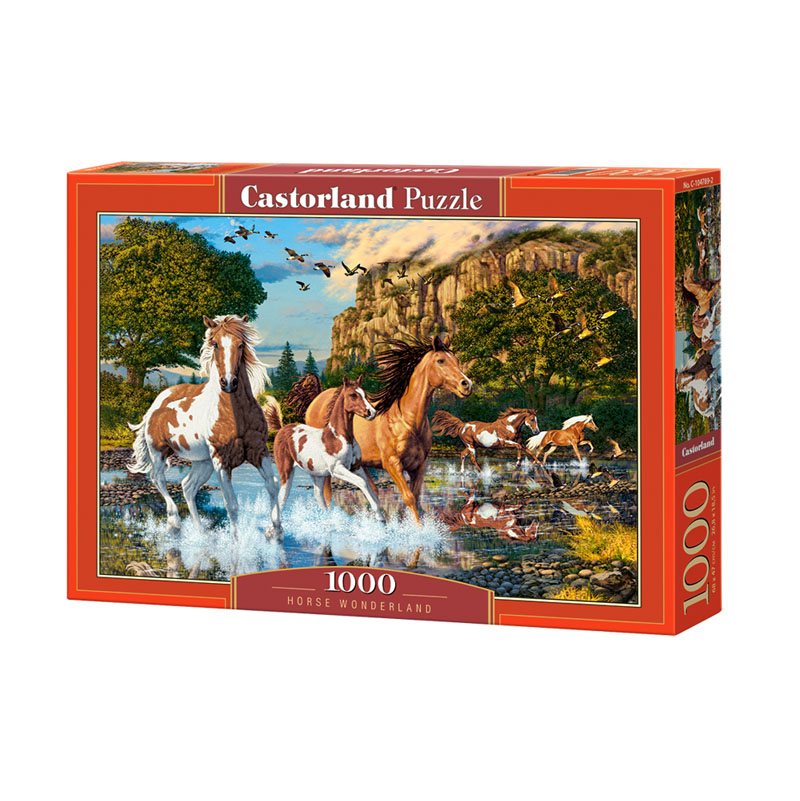 PUZZLE 1000 DELOVA C-104789-2 HORSE WONDERLAND CASTORLAND | Univerzal