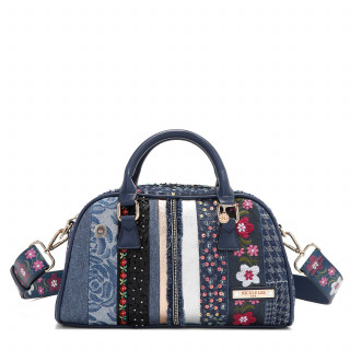 TORBA NICOLE LEE JS17045 DENIM PATCH FW2024 