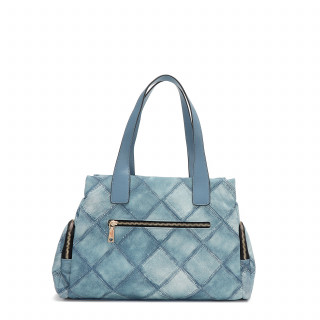 TORBA NICOLE LEE P17091 BLUE CHAIN FW2024 