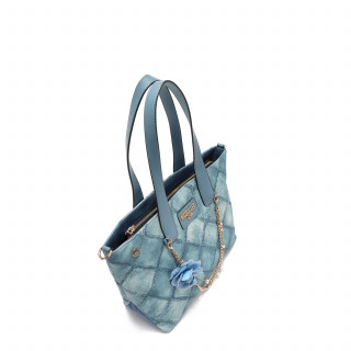 TORBA NICOLE LEE P17093 BLUE CHAIN FW2024 