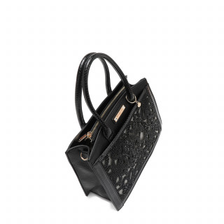 TORBA NICOLE LEE ELEGANT P17098 BLACK FW2024 