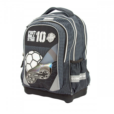 TORBA ŠKOLSKA ANATOMSKA OCTOPUS FOOTBALL GREY OET2420 