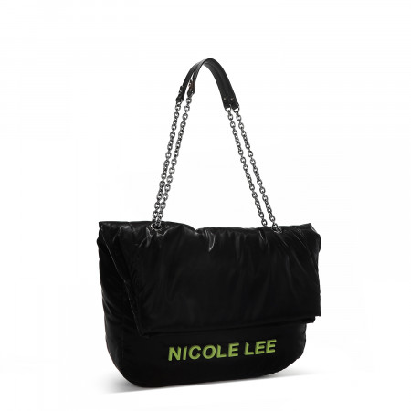 TORBA NICOLE LEE P17016 BLACK FW2024 