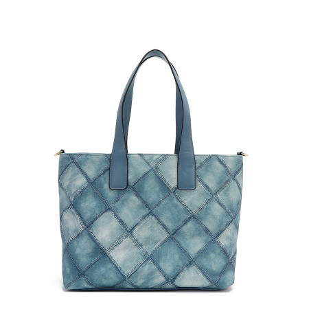 TORBA NICOLE LEE P17093 BLUE CHAIN FW2024 