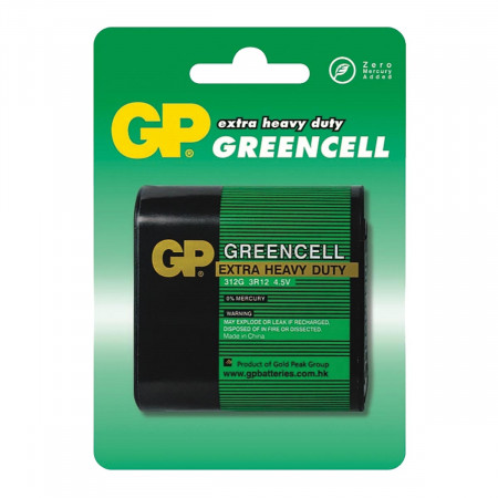 BATERIJE GP GREENCELL 1/1 4.5V 3R12 BLIS 