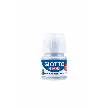 BOJA AKRILNA SREBRNA 25ML GIOTTO DECOR 538150 