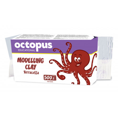 MASA ZA MODELOVANJE TERAKOTA 500g OCTOPUS UNL-1982 