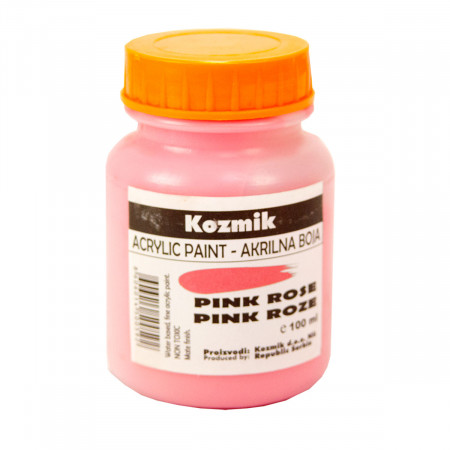 BOJA AKRILNA ROZA PINK 100ml KOZMIK 