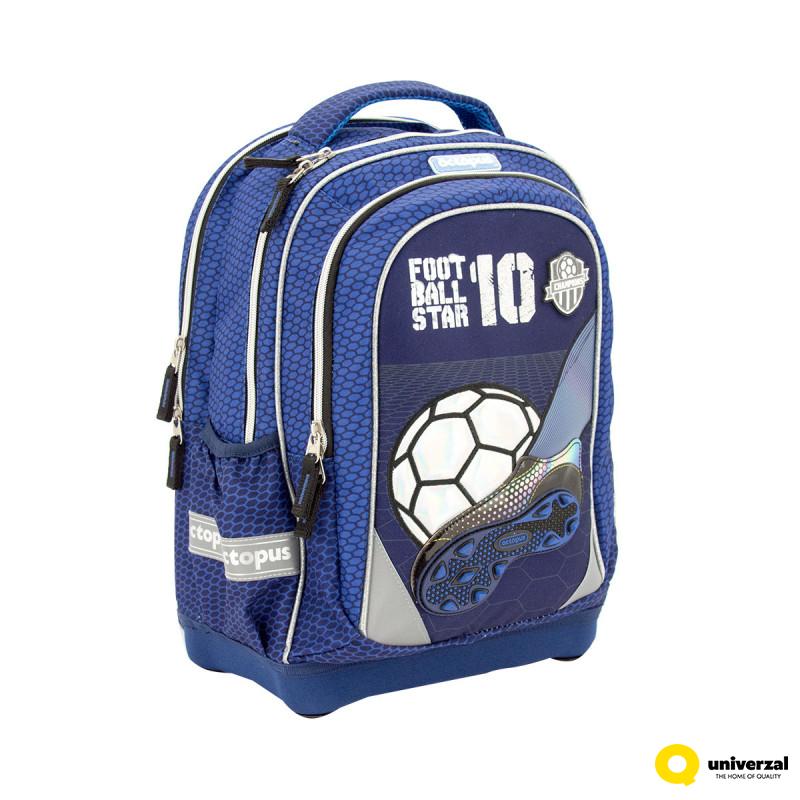 TORBA ŠKOLSKA ANATOMSKA OCTOPUS FOOTBALL BLUE OET2410 